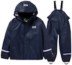 Detská bunda Helly Hansen  Bergen 2.0 PU Rainset Navy 86 cm