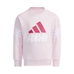 Detská mikina adidas  Graphic Crew Neck Clear Pink 122 cm