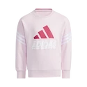 Detská mikina adidas  Graphic Crew Neck Clear Pink 122 cm