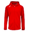 Detská mikina CCM  LOCKER ROOM FLEECE FULL ZIP HOODIE Red