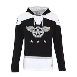 Detská mikina CCM Monochrome Jersey Hoodie Black