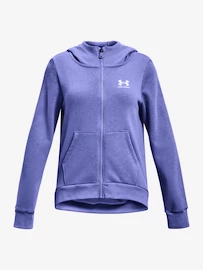 Detská mikina Under Armour Rival Fleece LU FZ Hoodie-BLU