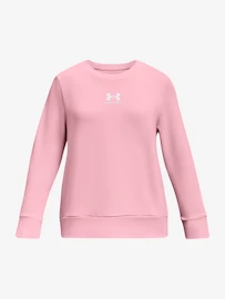 Detská mikina Under Armour Rival Terry Crew -PNK