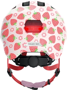 Detská prilba Abus Smiley 3.0 LED Rose strawberry