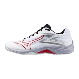 Detská sálová obuv Mizuno Lightning Star Z7 Jr. White/Salsa