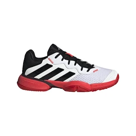 Detská tenisová obuv adidas Barricade K White/Core Black