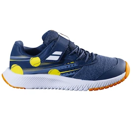 Detská tenisová obuv Babolat Pulsion Kid All Court Boy Blue/Yellow