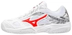 Detská tenisová obuv Mizuno  Breakshot 3 CC White/IgnititonRed  EUR 32,5