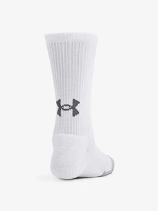 Detske ponožky Under Armour  3pk Crew Yth-WHT  S