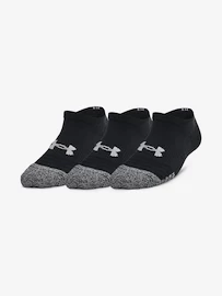 Detske ponožky Under Armour 3pk No Show Yth-BLK