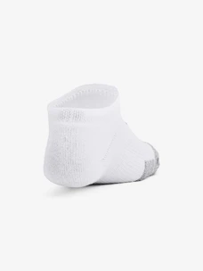 Detske ponožky Under Armour  3pk No Show Yth-WHT