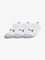 Detske ponožky Under Armour  3pk No Show Yth-WHT