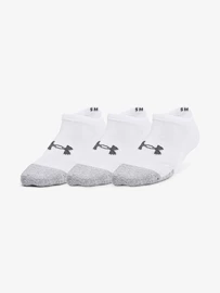 Detske ponožky Under Armour 3pk No Show Yth-WHT