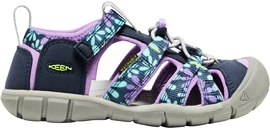 Detské sandále Keen Seacamp II CNX K Black Iris/African Violet