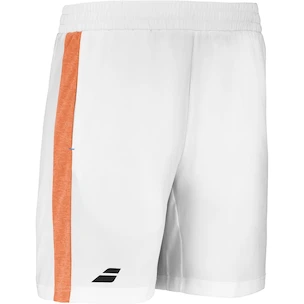 Detské šortky Babolat  Play Short Boy White/Orange