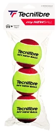 Detské tenisové loptičky Tecnifibre My New Ball (3 Pack)