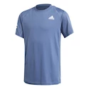 Detské tričko adidas  B Club 3STR Tee Blue 128 cm