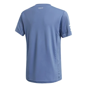 Detské tričko adidas  B Club 3STR Tee Blue 128 cm