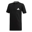 Detské tričko adidas  B Escouade Tee Black 128 cm