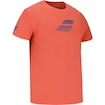 Detské tričko Babolat  Exercise Cotton Tee Boy Hot Coral