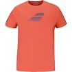 Detské tričko Babolat  Exercise Cotton Tee Boy Hot Coral