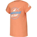 Detské tričko Babolat  Exercise Graphic Tee Boy Vibrant Orange