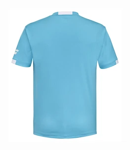 Detské tričko Babolat  Play Crew Neck Tee Boy Cyan Blue