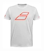 Detské tričko Babolat  Strike Cotton Tee Jr White/Strike Red 8 - 10 rokov