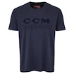 Detské tričko CCM Holiday SS Tee B Navy