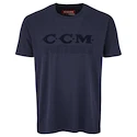 Detské tričko CCM Holiday SS Tee B Navy