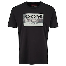 Detské tričko CCM Holiday SS Tee C Black