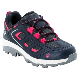 Detské vonkajšie topánky Jack Wolfskin Vojo Texapore Low Dark Blue / Pink