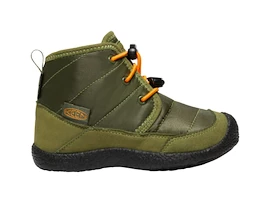 Detské vonkajšie topánky Keen Howser II Chukka Wp Capulet Olive/Russet Orange