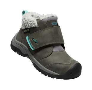 Detské vonkajšie topánky Keen Kootenay IV Mid Wp Steel Grey/Porcelain