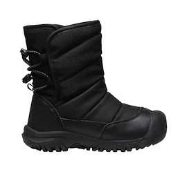 Detské vonkajšie topánky Keen Puffrider Wp Black/Steel Grey