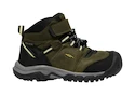 Detské vonkajšie topánky Keen Ridge Flex Mid Wp Dark Olive/Dusky Citron  US 12