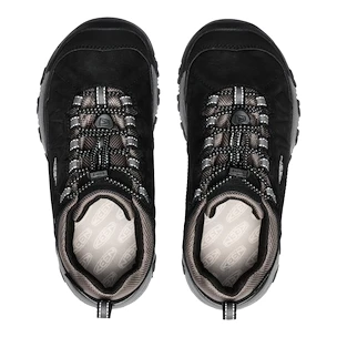 Detské vonkajšie topánky Keen TARGHEE IV Low WP Black/Steel grey