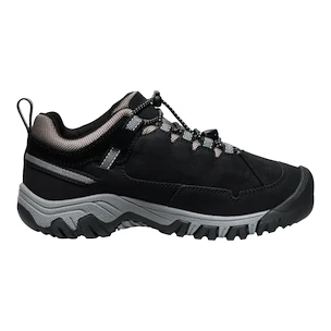 Detské vonkajšie topánky Keen TARGHEE IV Low WP Black/Steel grey