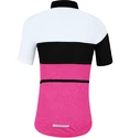 Detský cyklistický dres Force  Kid View pink/white/black