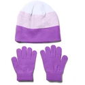 Dievčenské rukavice Under Armour  Beanie Glove Combo purple