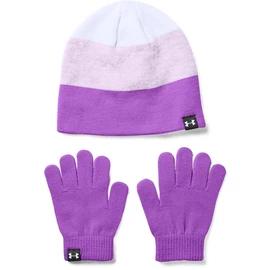 Dievčenské rukavice Under Armour Beanie Glove Combo purple