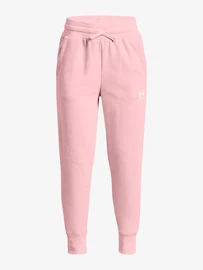 Dievčenské tepláky Under Armour Rival Fleece LU Joggers -PNK