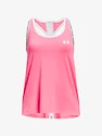 Dievčenské tielko Under Armour  Knockout Tank-PNK XS