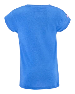 Dievčenske tričko Babolat  Exercise Cotton Tee Girl French Blue  6 - 8 let