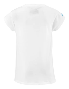 Dievčenske tričko Babolat  Exercise Cotton Tee Girl White