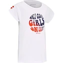 Dievčenske tričko Babolat  Exercise Cotton Tee Girl White