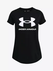 Dievčenske tričko Under Armour Live Sportstyle Graphic SS-BLK