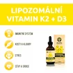 Ekolife Natura  Liposomal Vitamin K2 + D3 (Lipozomální vitamín K2+ D3) 60 ml