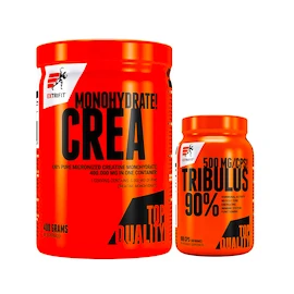 Extrifit Crea Monohydrate 400 g + Extrifit Tribulus 90 % 100 kapsúl