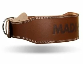 Fitness opasok MadMax Opasek celokožený full leather MFB246 hnědý